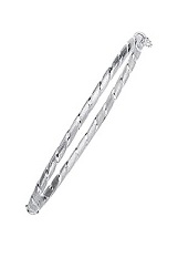 little terrific white gold baby bangle